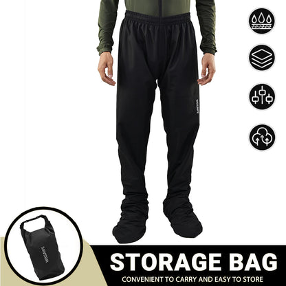 Motorcycle Raincoat Men'S Rainproof Thickened Plus-Sized Riding Full Body Split Single Raincoat Rain Pants