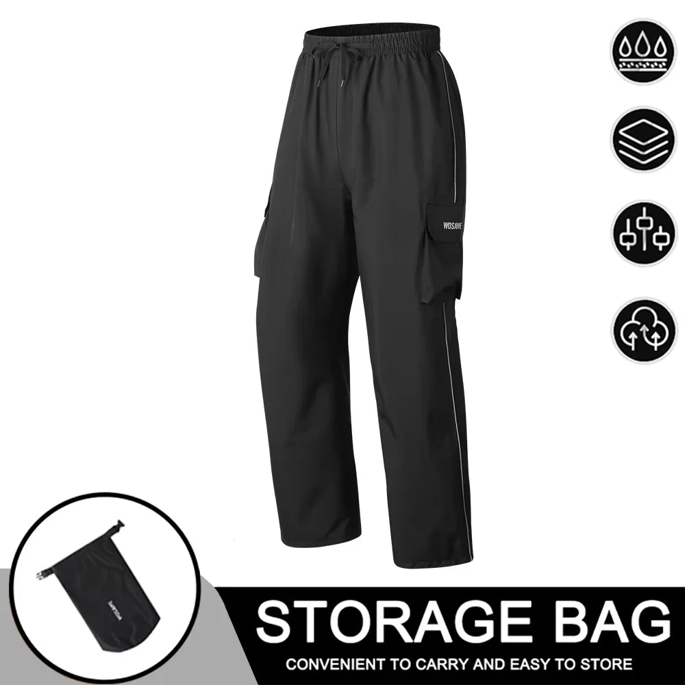 Motorcycle Raincoat Men'S Rainproof Thickened Plus-Sized Riding Full Body Split Single Raincoat Rain Pants