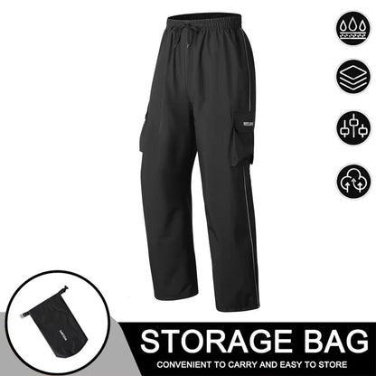 Motorcycle Raincoat Men'S Rainproof Thickened Plus-Sized Riding Full Body Split Single Raincoat Rain Pants